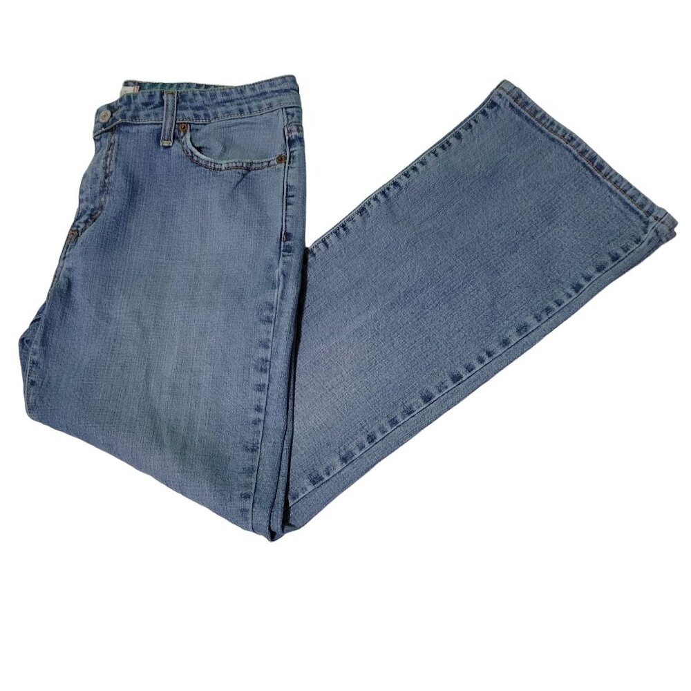 Levis 515 Boot Cut Jeans Womens Size 12 Mid Rise Light Wash Denim Pants